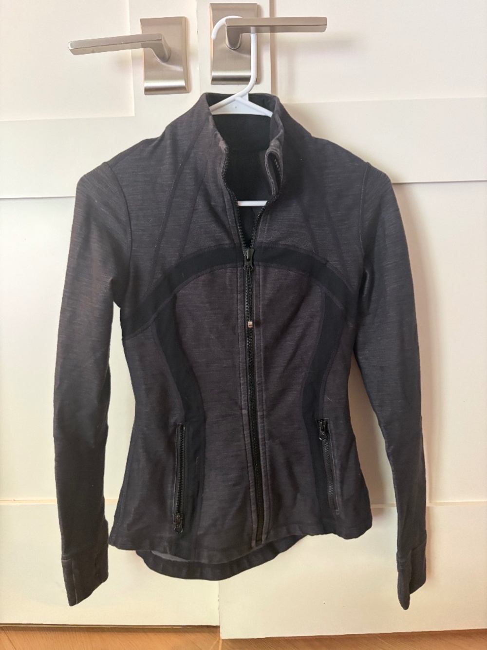 Lululemon Define Jacket Heathered Charcoal Black Full Zip Women’s Size